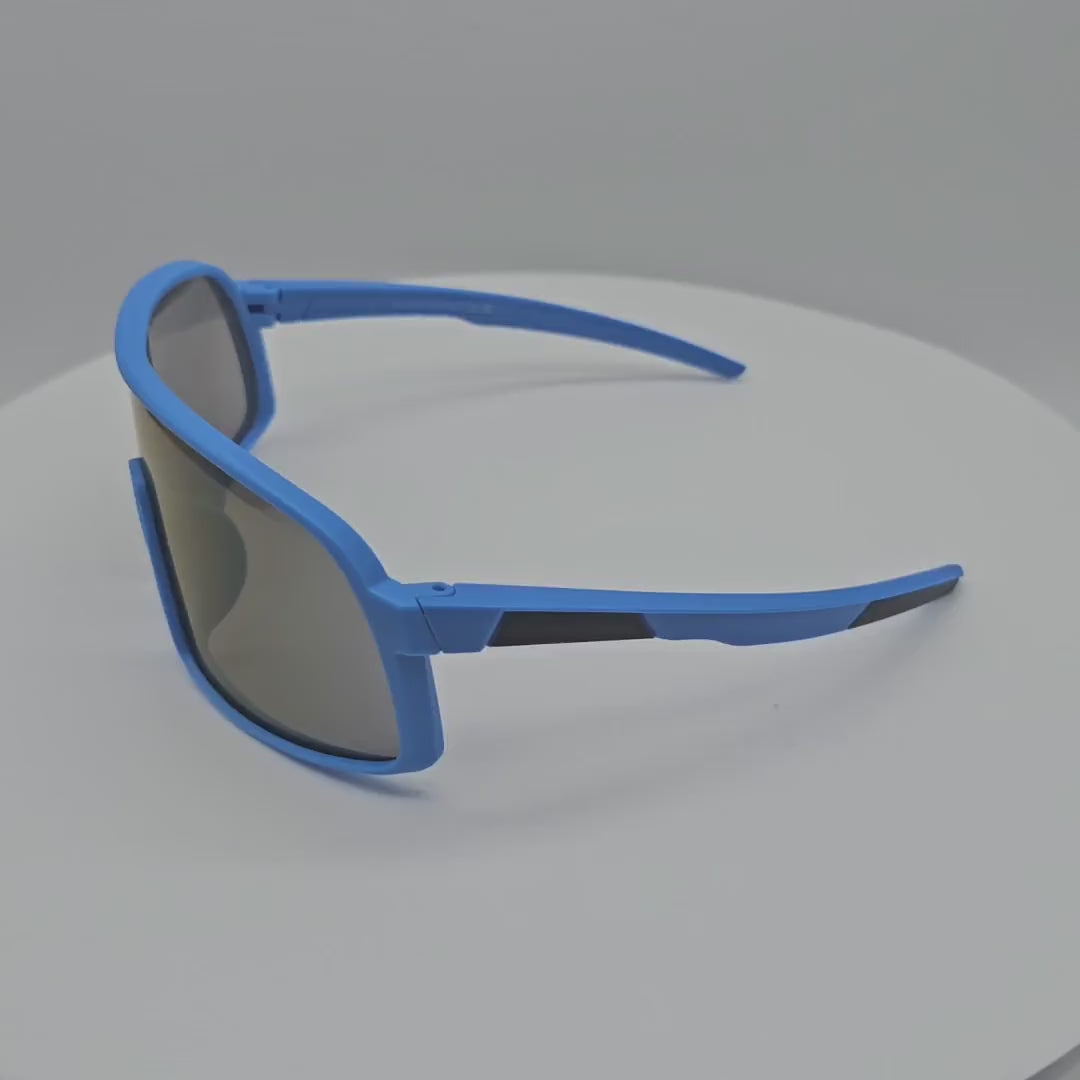 V130135-QX Gafas de sol deportivas de plástico para mujeres y hombres al por mayor 1 docena (12 piezas)