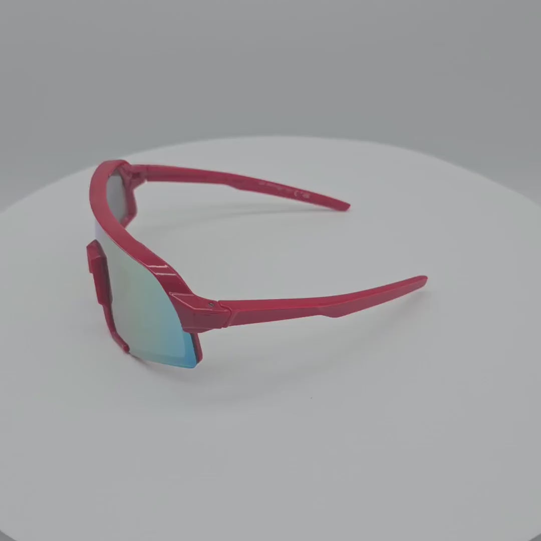 K1001-QX Gafas de sol de béisbol de plástico al por mayor para niños 1 docena (12 piezas)