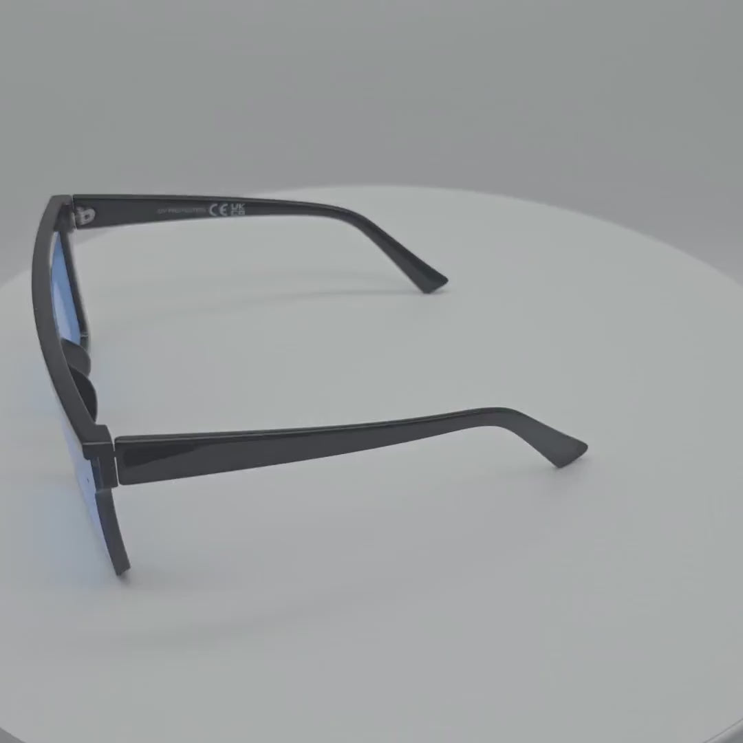 V110038 Gafas de sol grandes de una pieza para hombres y mujeres al por mayor 2 docenas (24 piezas)