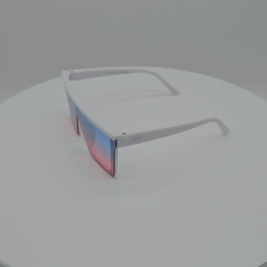 SK8004 One Piece Plastic Kid Sunglasses in Bulk 2 Dozen (24pcs)