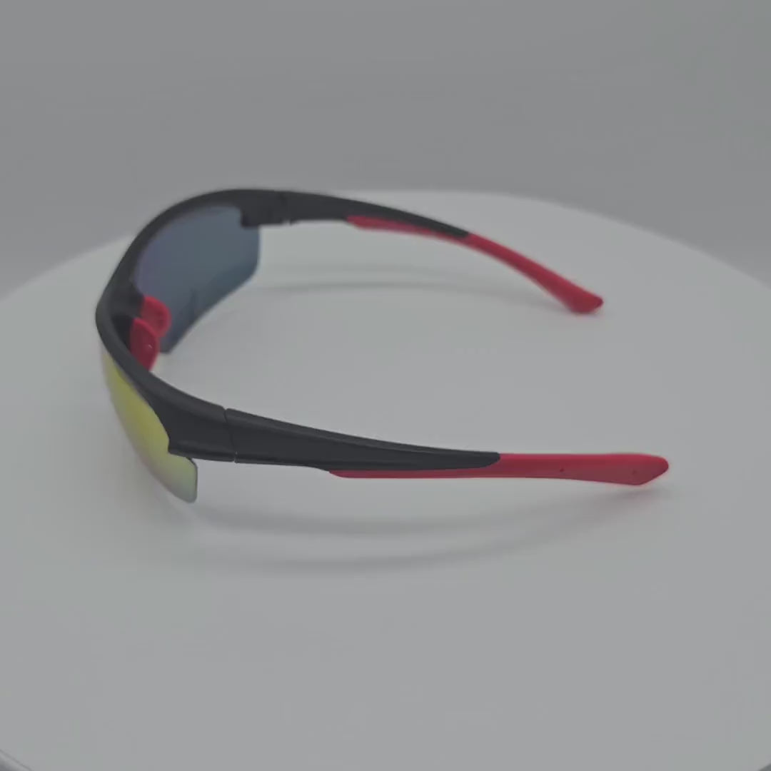 VB8014 Semi-rimless Unisex Polarized Running Sunglasses Wholesale 1 Dozen (12pcs)