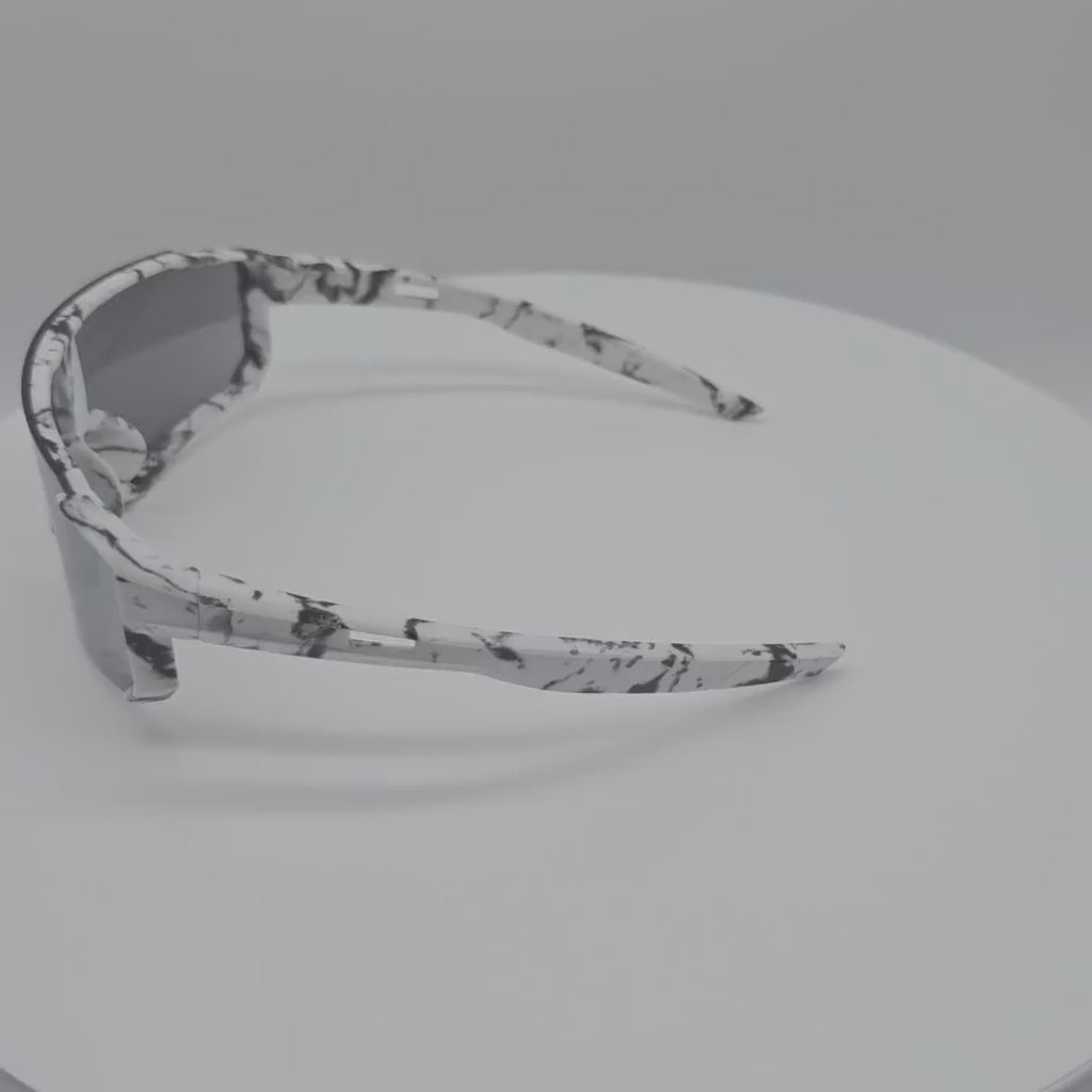 V130134-QX Wholesale Sports Plastic Cycling Sunglasses for Women & Men 1 Dozen (12pcs)