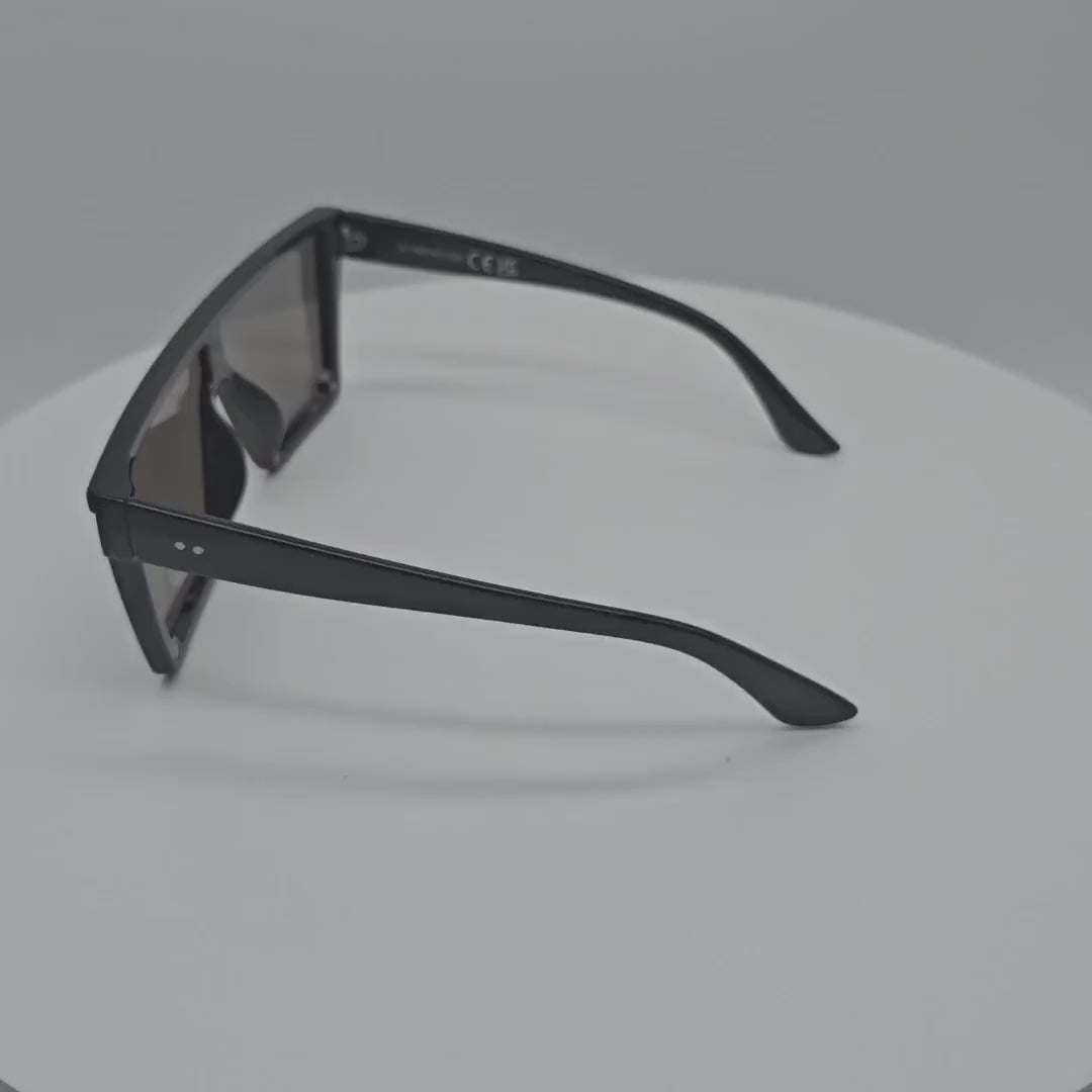 VSA001-R One Piece Women & Men Plastic Cool Sunglasses Wholesale 2 Dozen (24pcs)