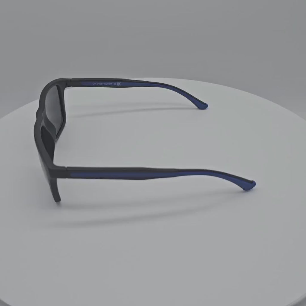 VB8019 Wholesale Plastic Square Polarized Fishing Sunglasses for Men & Women 1 Dozen (12pcs)