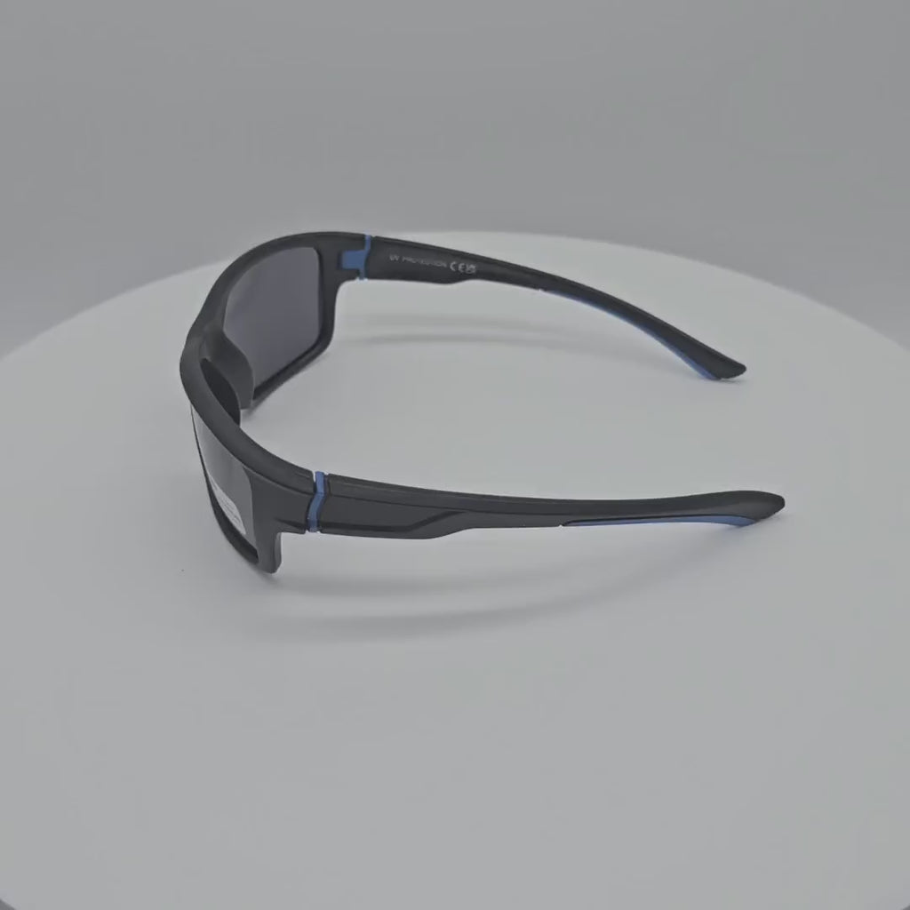 VB8013 Men & Women Plastic Polarized Baseball Sunglasses in Bulk 1 Dozen (12pcs)