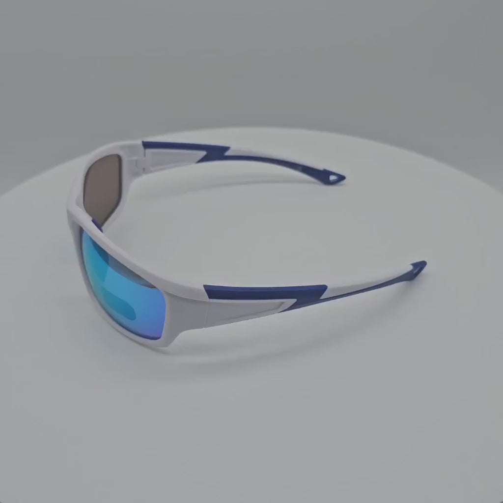 VB8012 Polarized Men's Wrap Around Sunglasses Wholesale 1 Dozen (12pcs)