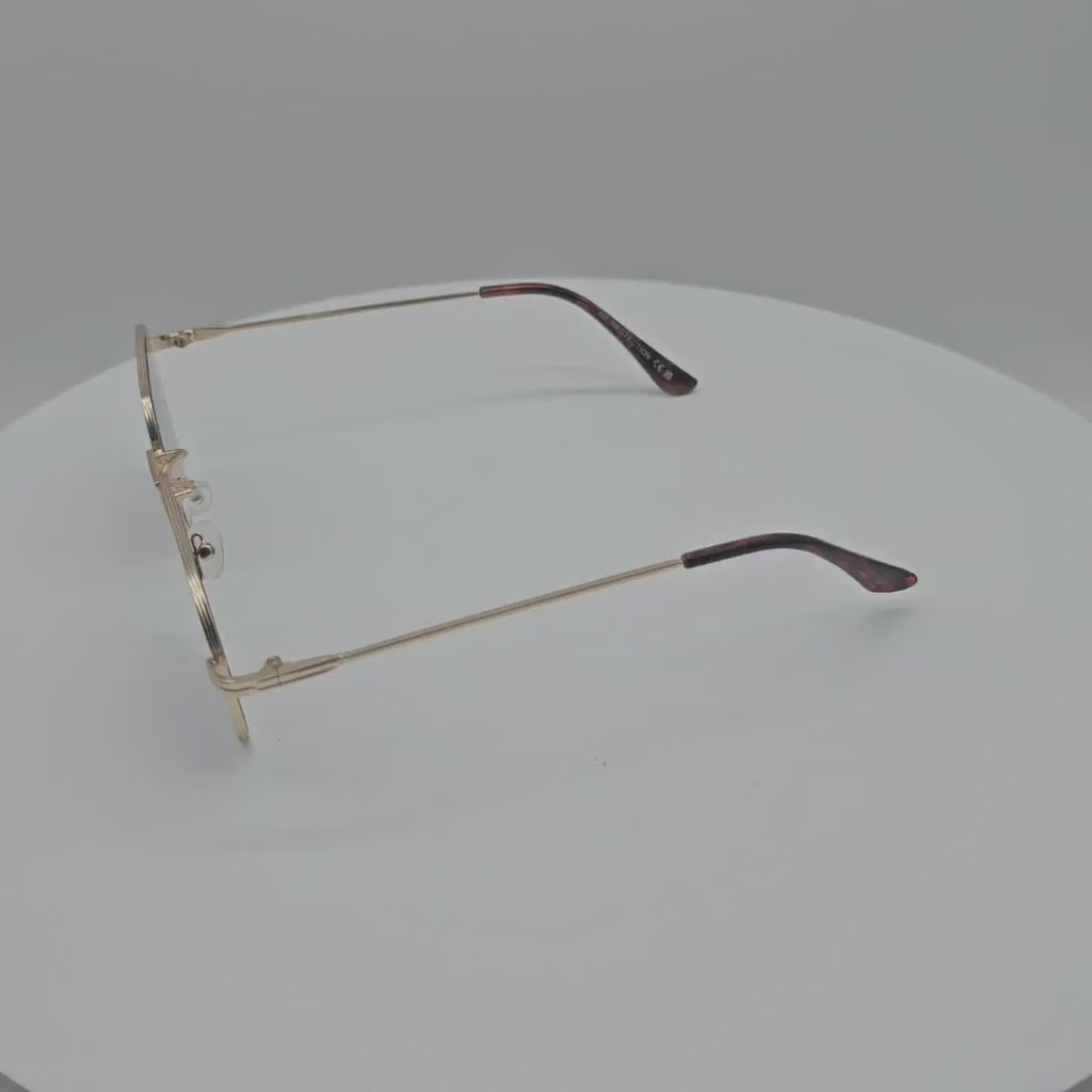 V150015 Men & Women Metal Sunglasses in Bulk 1 Dozen (12pcs)